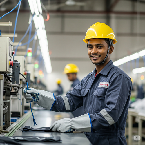 Factory machine operator